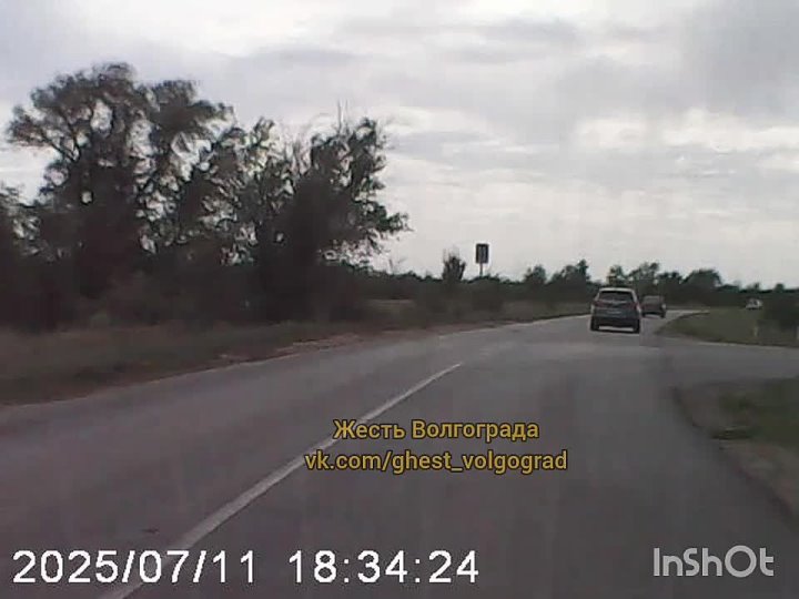 В Советском районе ДТП, видео момента ДТП в Волжском, 11.07.2025 в 19:30