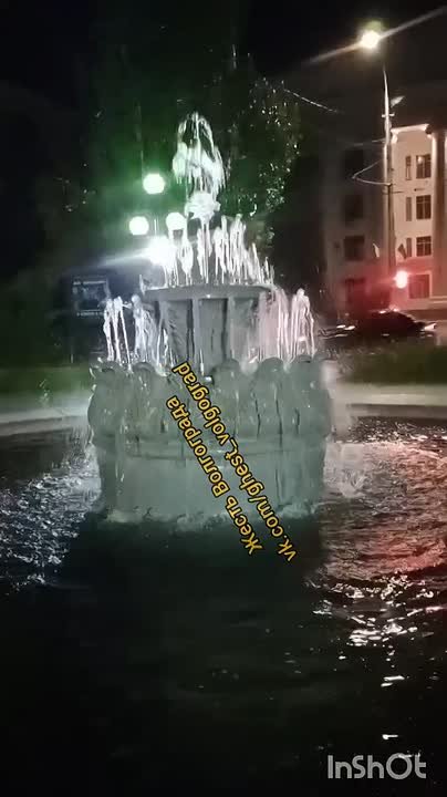 Нам пишут: Всё тот же фонтан между политехом и педом, только, для разнообразия, теперь протекает не труба, а сама чаша! в Волжском, 27.08.2025 в 11:30