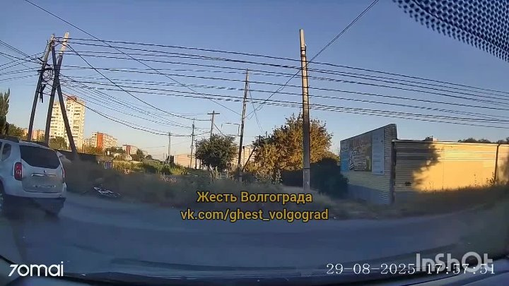 На пересечении 4-х Связистов и Алехина похоже сбили велосипедиста в Волжском, 29.08.2025 в 19:00