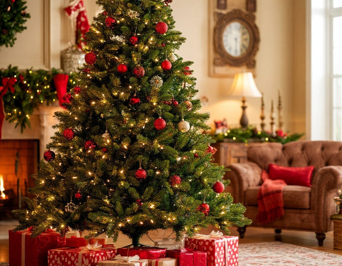 Только 13% россиян в этом году украсят дом живой елкой, говорится в исследовании 