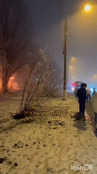 В Краснооктябрьском районе Волгограда минувшей ночью огонь уничтожил шашлычную и пивную на улице Штеменко.  в Волжском, 09.01.2026 в 12:00
