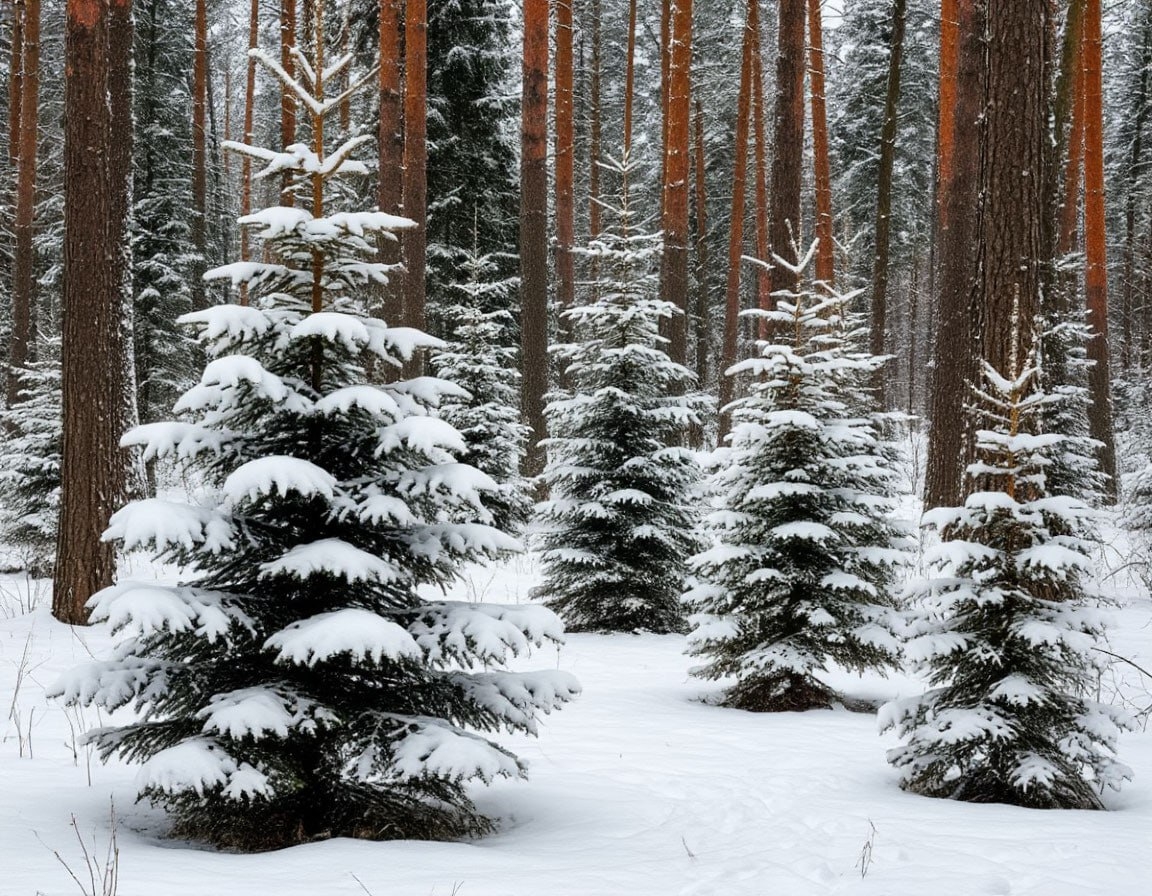 В волгоградских лесах случаев незаконной рубки новогодних елок не зафиксировали в Волжском, 14.01.2026 в 11:30