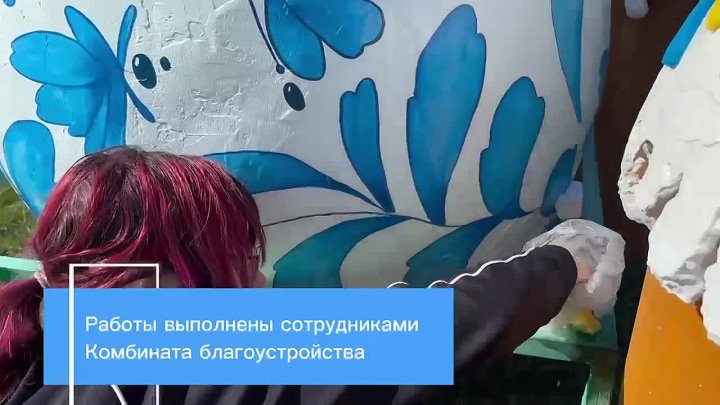 В Волжском появилась праздничная пасхальная композиция. На проспекте Ленина установили декоративную конструкцию: четыре ... в Волжском, 09.04.2026 в 23:00